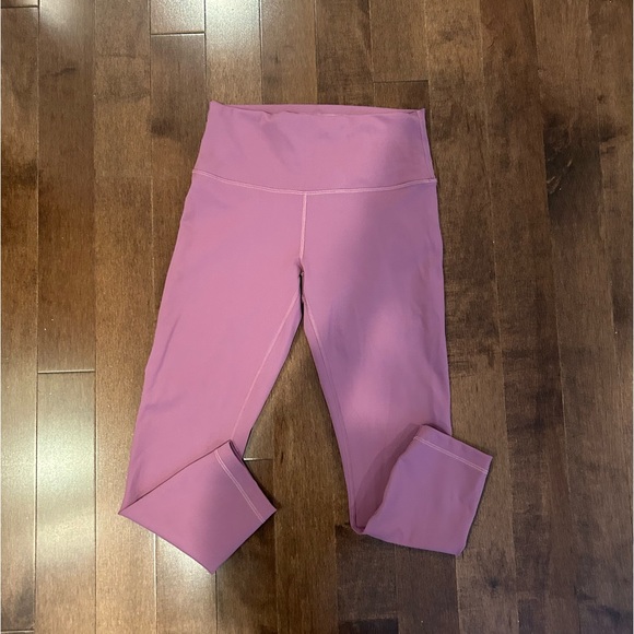 Lululemon Wunder Train High-Rise Crop 23" (Vintage Plum) - Picture 4 of 9